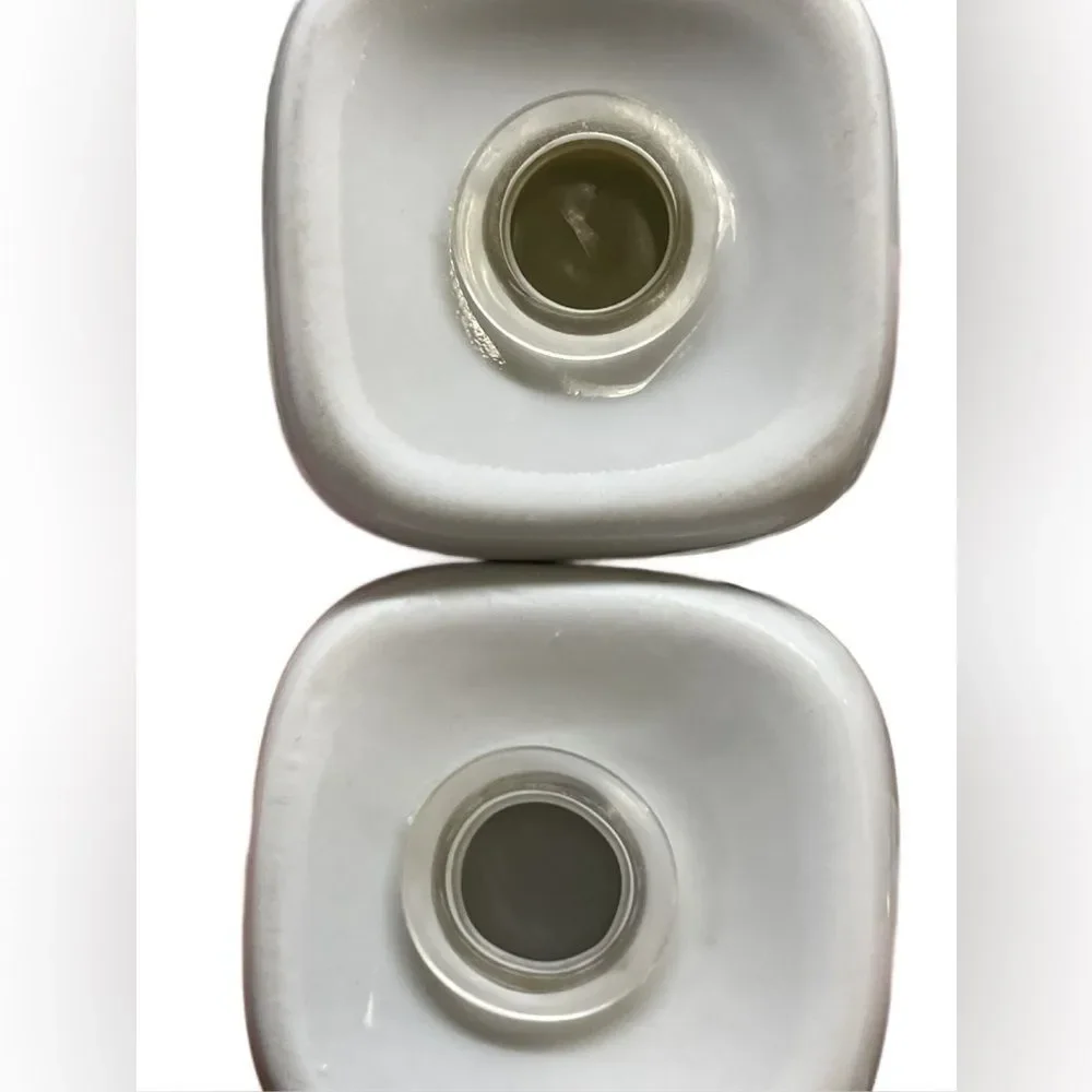 Fortressa Fortaluxe Small 5” White Ceramic Sauce Dishes & Small S&P Shakers